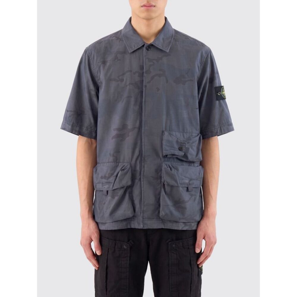 Stone Island Shirt Men Blue